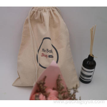 canvas drawstring bag cotton packing bags